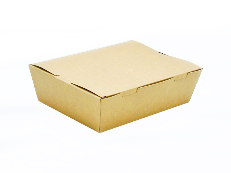 Boîte en papier kraft durable pour repas à déjeuner de 150 lb