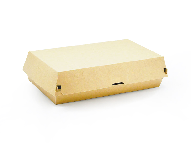 Boîte à hamburgers en carton HB#207 Safe Materials