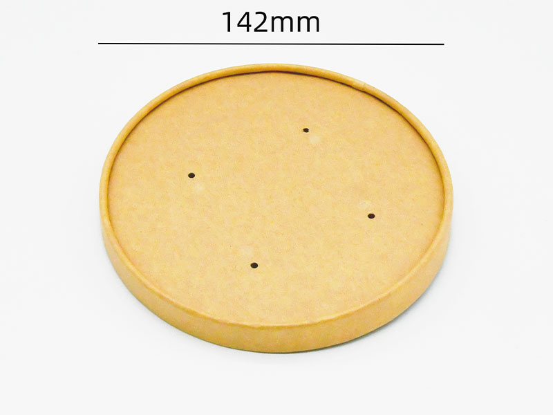 142 Couvercle en papier recyclable anti-fuite