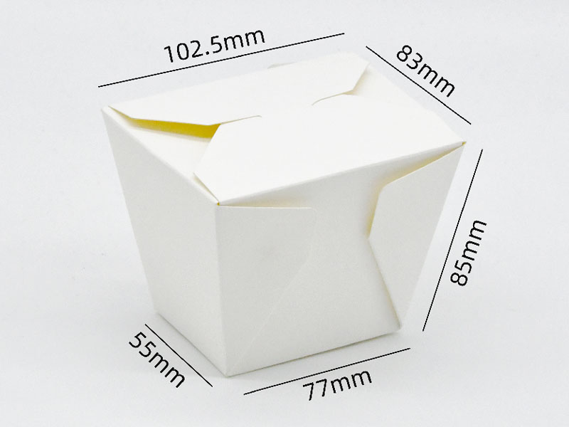 BOL À NOUILLES EN PAPIER à fermeture solide de 16 oz