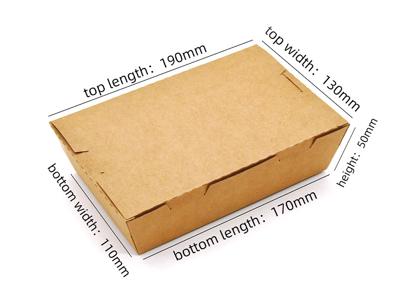 Boîte en papier alimentaire équilibrée en humidité de 170#M