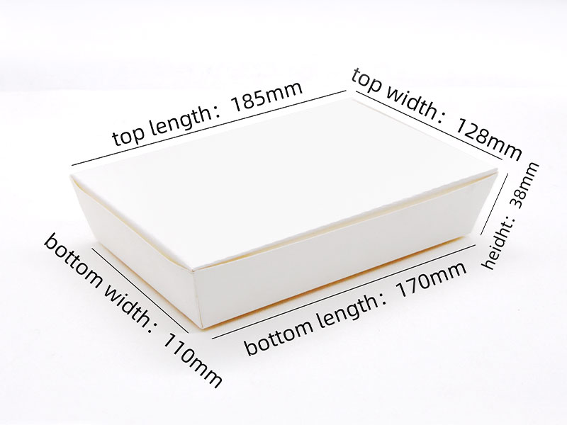 Boîte en papier alimentaire croustillante et adaptée à la friture de 170 lb