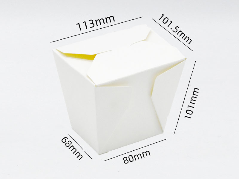 BOL À NOUILLES EN PAPIER micro-ondable facile à transporter de 26 oz