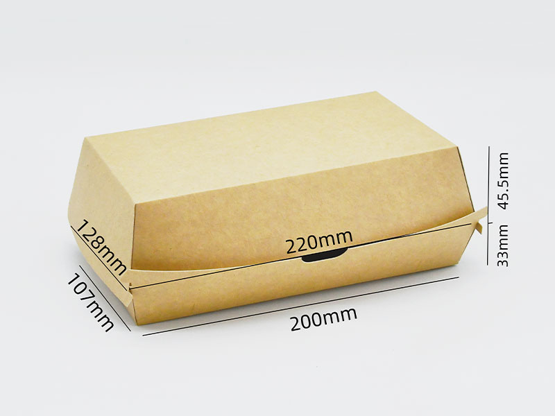 Boîte à hamburgers en carton à assemblage rapide HB#200