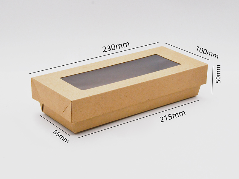 BH02 Beau et généreux plateau en papier avec couvercle